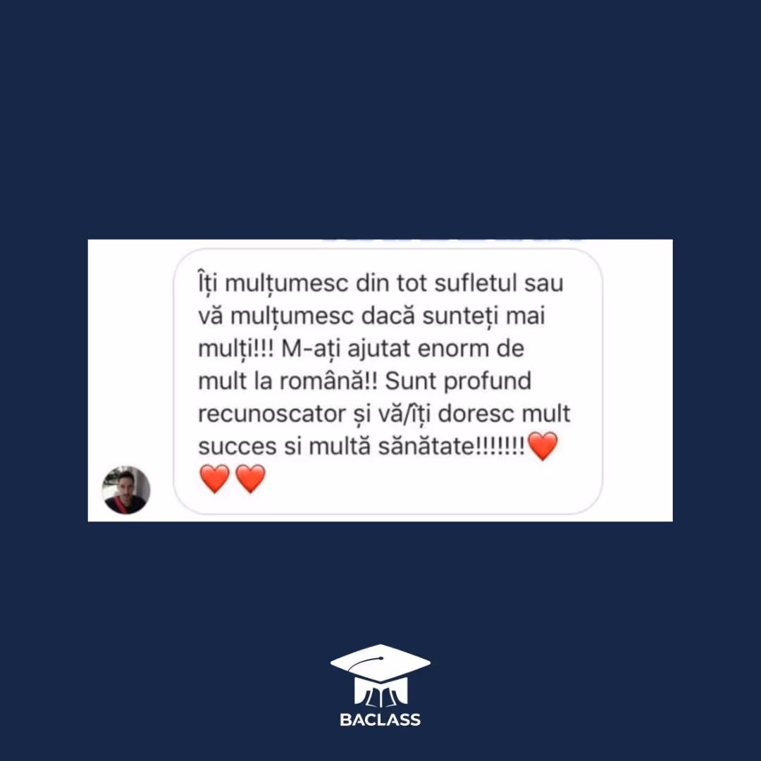 testimoniale bacalaureat