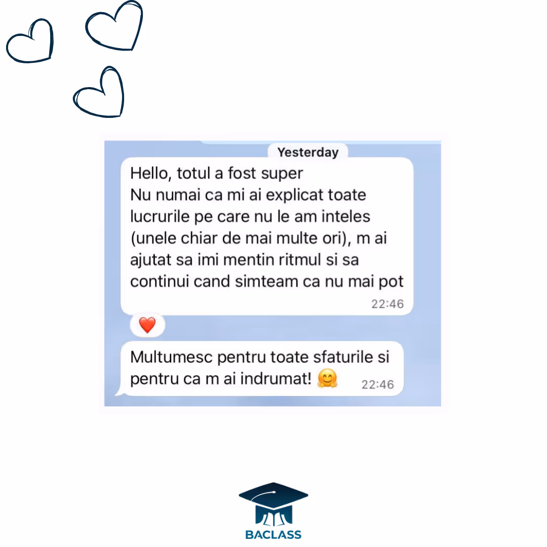 testimoniale bacalaureat